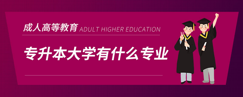 专升本大学有什么专业