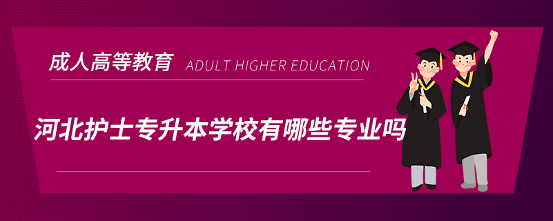 河北护士专升本学校有哪些专业吗