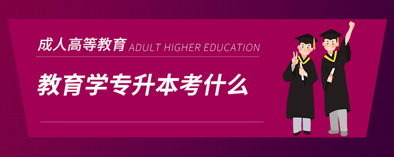 教育学专升本考什么