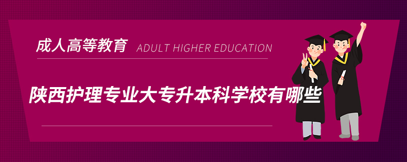 陕西护理专业大专升本科学校有哪些