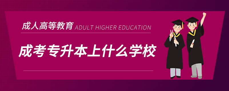 成考专升本上什么学校