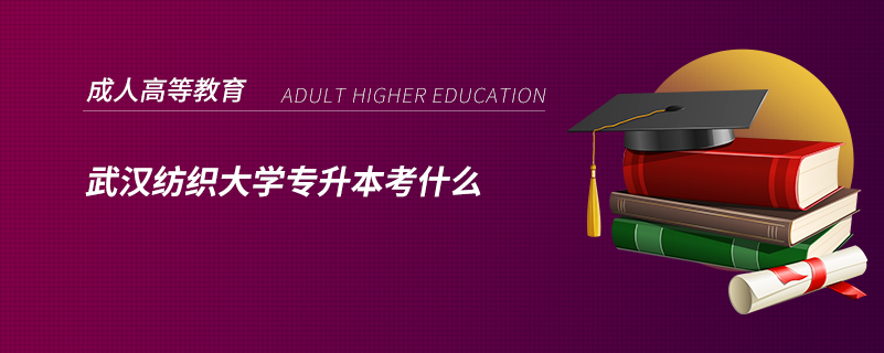 武汉纺织大学专升本考什么