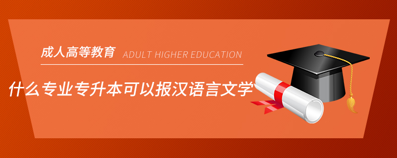 什么专业专升本可以报汉语言文学  ​