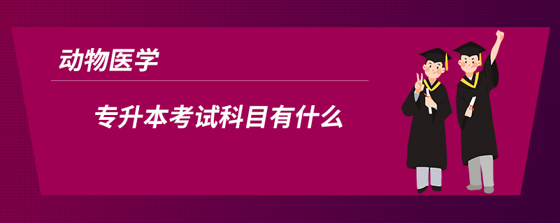 动物医学专升本考试科目有什么