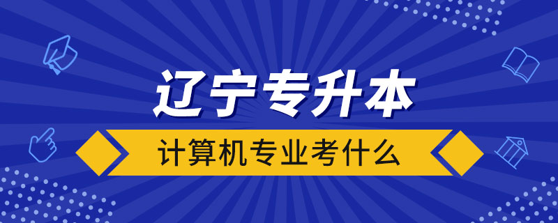 辽宁统招专升本计算机专业考什么