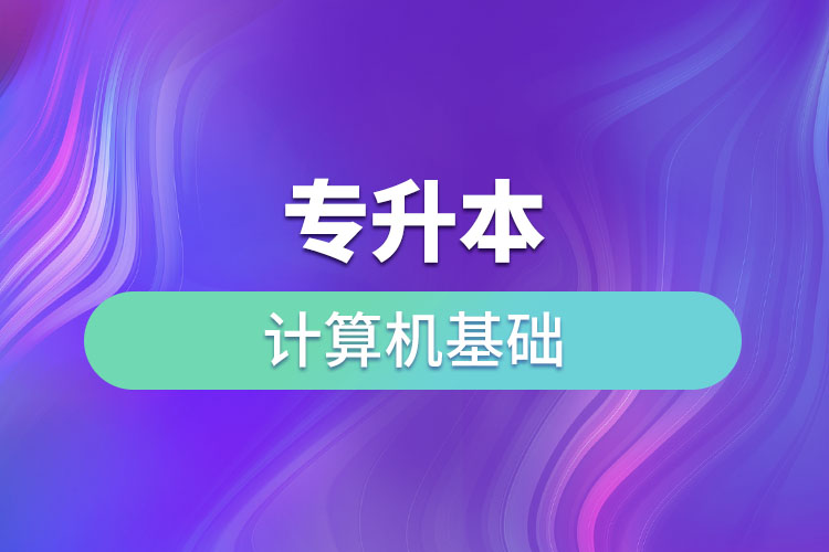 专升本计算机基础