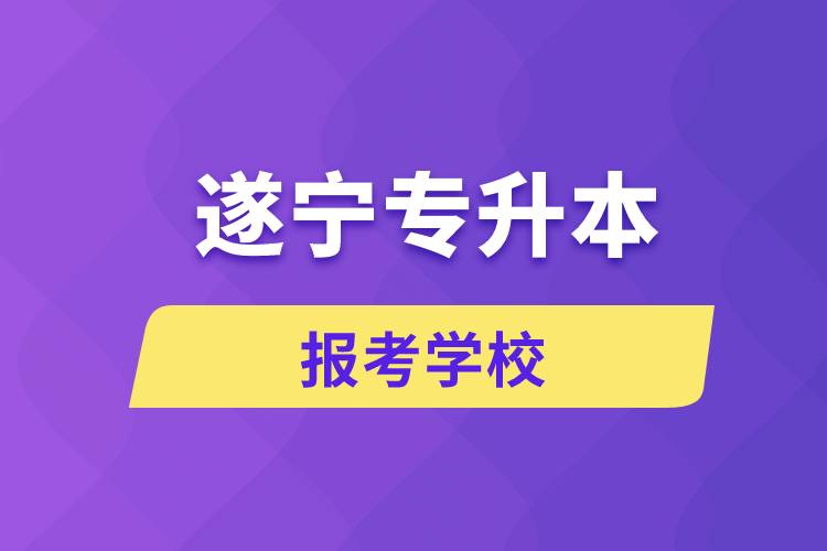 遂宁专升本网站报考学校有哪些