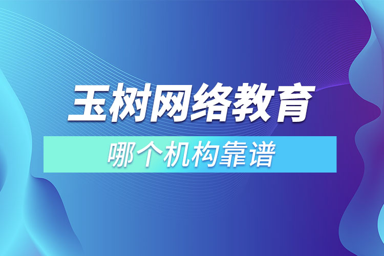 玉树网络教育哪个机构靠谱？